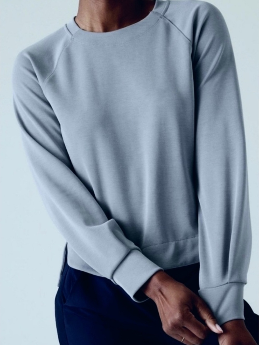 Athleta Seasoft Long Sleeve Crew Neck